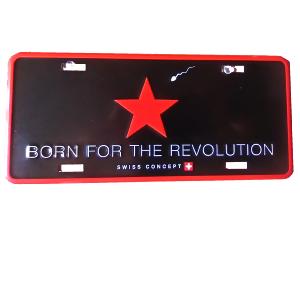 Plaque de porte Born For The Revolution