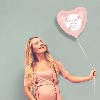 Ballons coeur Baby Shower Fille