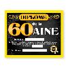 Cadre diplôme 60aine Homme
