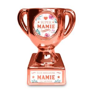 Trophée rose Super Mamie