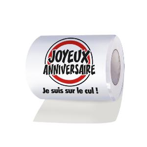 Papier WC Joyeux Anniversaire