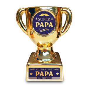 Trophée doré Super Papa