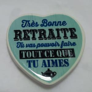 Magnet coeur Retraite