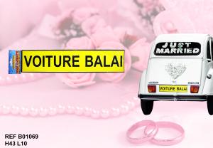 Magnet souple Voiture Balai