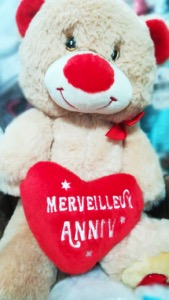 Peluche Ours Merveilleux Anniversaire