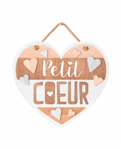 Plaque forme Coeur