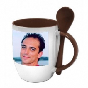 Mug cuillère personnalisé Chocolat