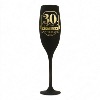 Flûte champagne Noire 30 ans