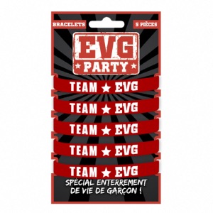 Pack 5 bracelets EVG