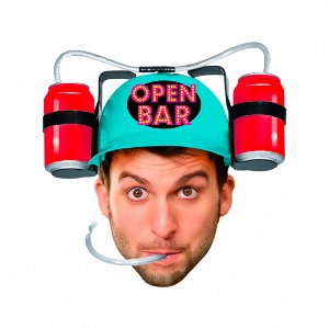 Casque anti soif Open Bar