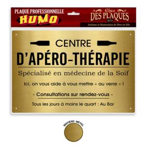 Plaque Professionnelle Apéro-Thérapie