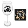 Coffret Verre à Vin Anniversaire 70 ans