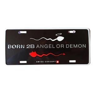 Plaque de porte Born 2B Angel Or Demon