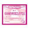 Cadre diplôme Anniversaire Femme