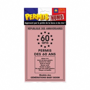 Permis des 60 ans