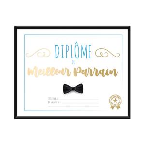 Cadre diplôme Parrain