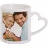 Mug anse coeur personnalisé