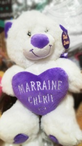 Peluche Ours Marraine Chérie