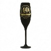 Flûte champagne Noire 40 ans