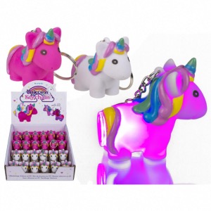 Porte-clés Licorne LED