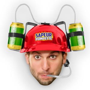 Casque anti soif Sapeur Pompette