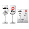 Coffret Verre de vin Mr et Mrs