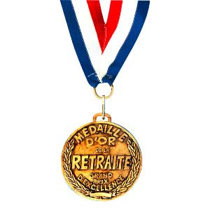 Médaille d'or Retraite