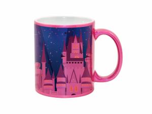 Mug brillant Fushia personnalisé