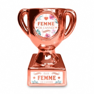Trophée rose Femme de l'année