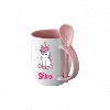 Mug cuillère personnalisé rose