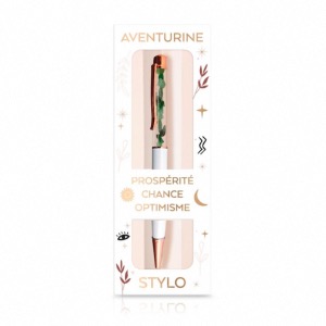 Stylo Bille Pierres Vertus Aventurine