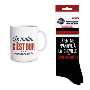 Coffret Mug et chaussettes Dur