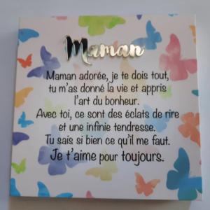 Cadre message Maman