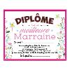 Cadre diplôme Marraine