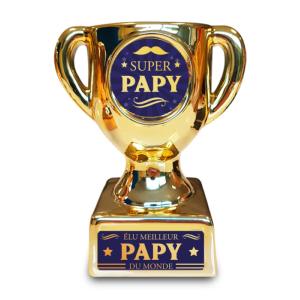 Trophée doré Super Papy