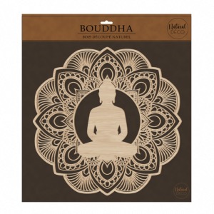 Déco murale Bouddha Mandala Bois