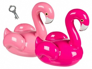 Tirelire Flamant rose