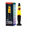 Lampe Lava Jaune rouge base noire