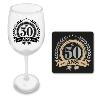 Coffret Verre à Vin Anniversaire 50 ans