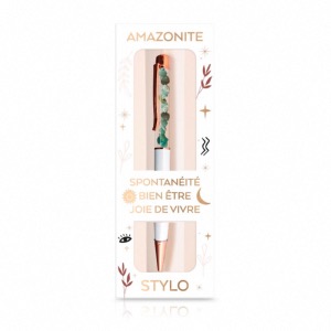 Stylo Bille Pierres Vertus Amazonite